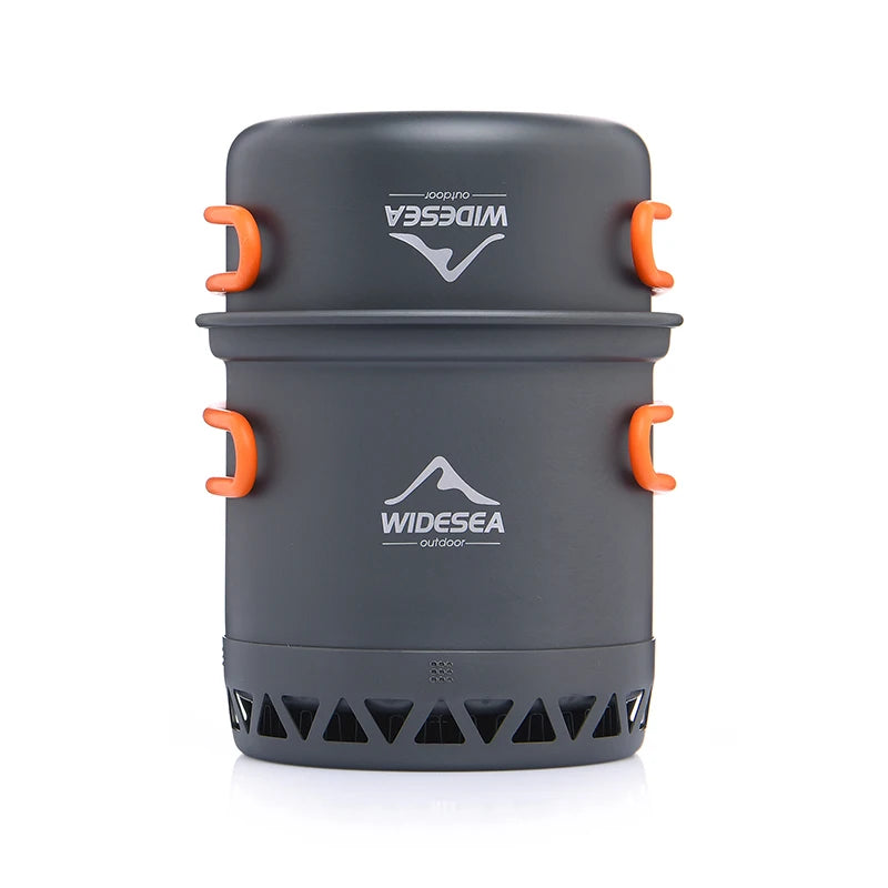 Widesea Foldable Aluminum Camping Cookware Set For Outdoors