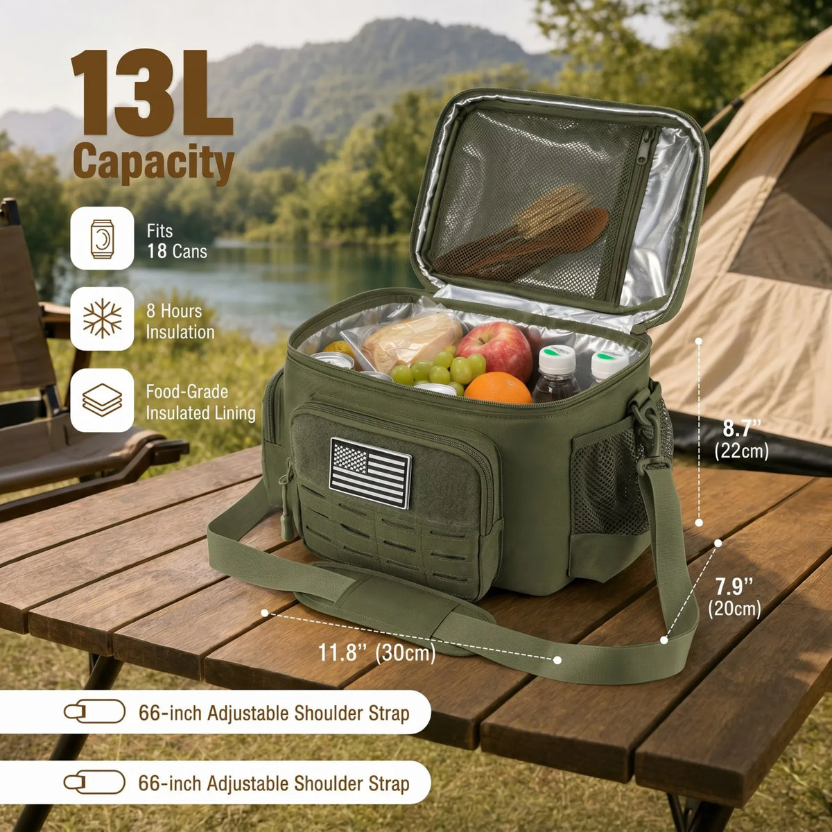 ReFire Gear Insulated Thermal Lunch Bag Leakproof Tactical Food Carrier