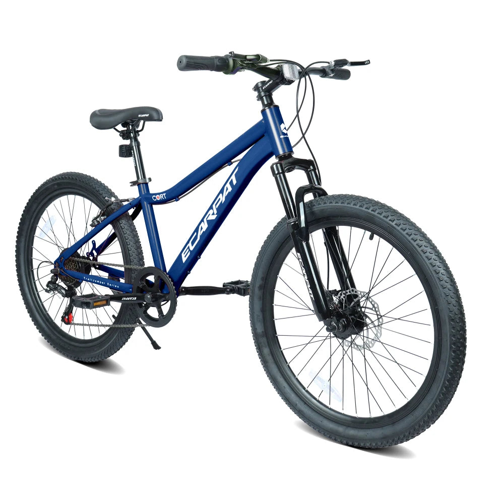Youth Mountain Bike With 7 Speeds And Front Suspension