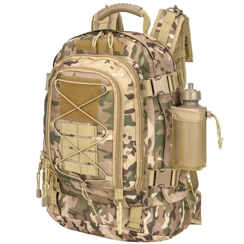 Water Resistant Nylon Tactical Backpack For Outdoor Hiking Travel