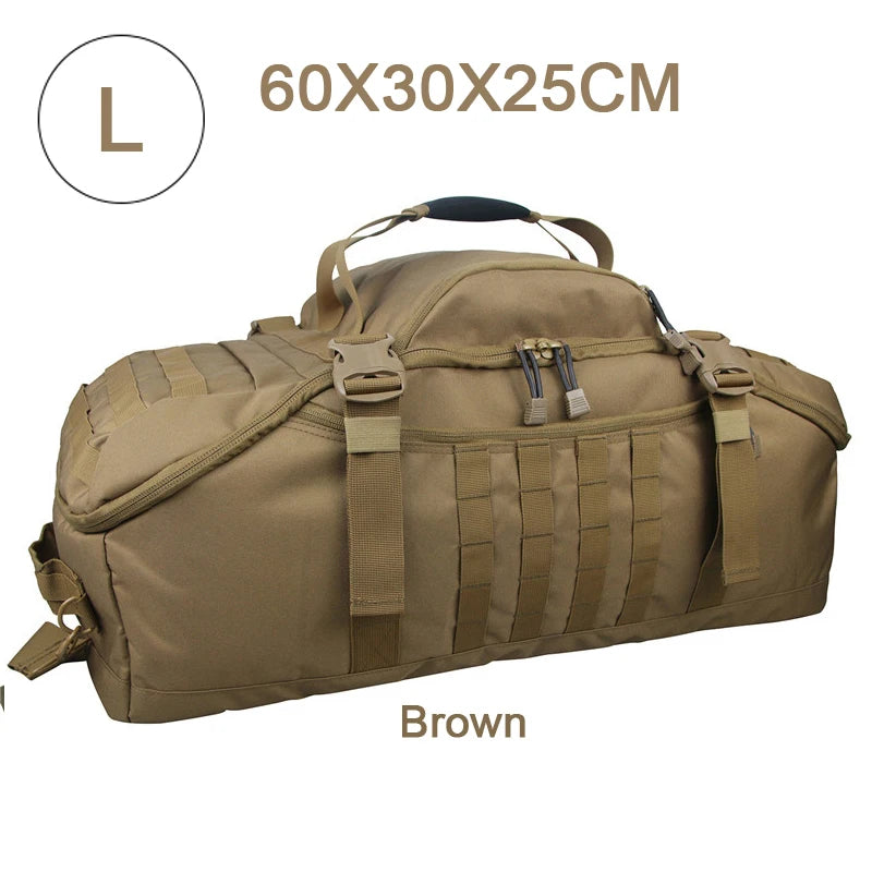 LQARMY Large Capacity Waterproof Travel Duffle Bag Gym Fitness Weekend