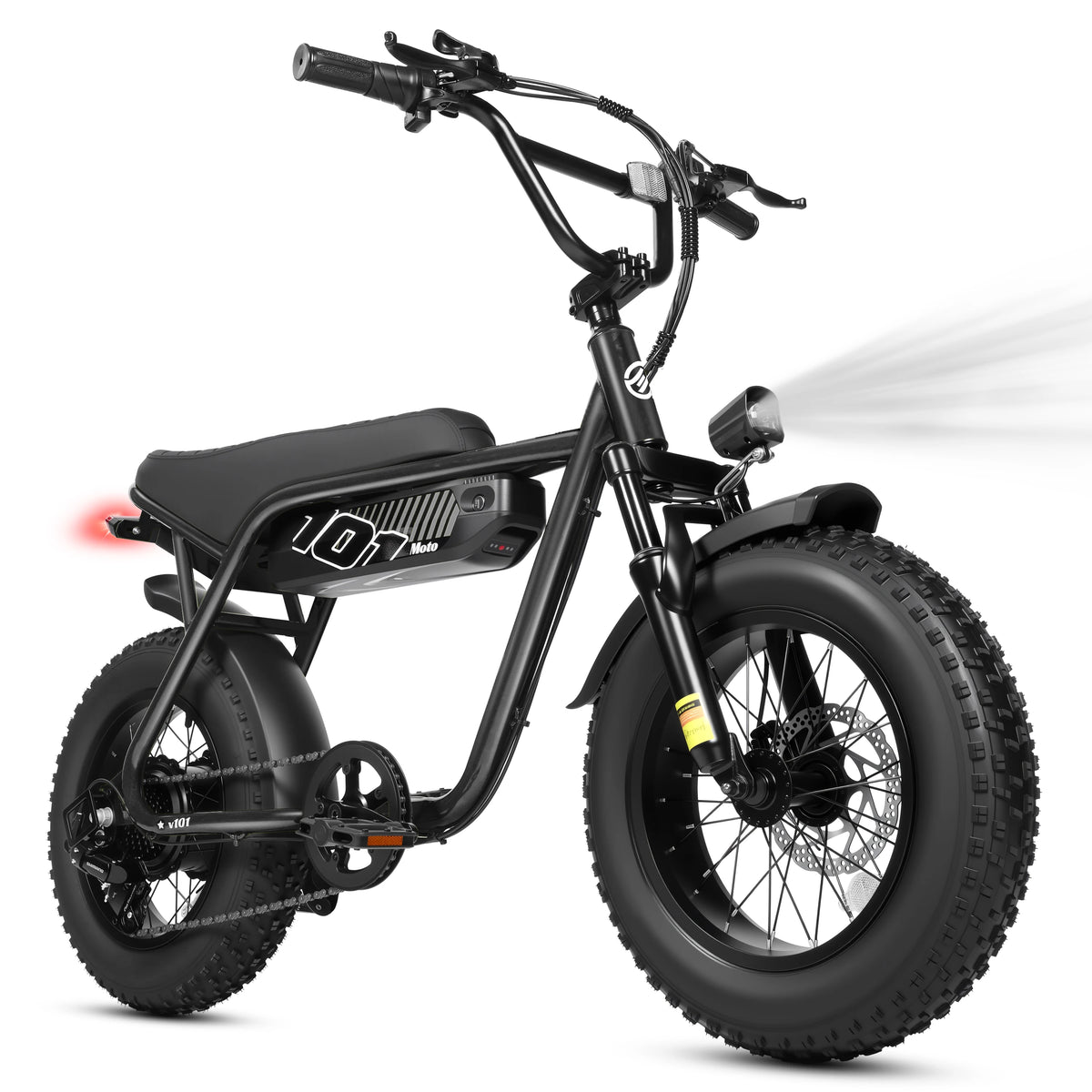 ESKUTE V101 Electric Dirt Bike,16'x4.0 Fat Tire Ebike,Electric Dirt Bike, 28mph, E Bike UL2849, 1 Year Warranty