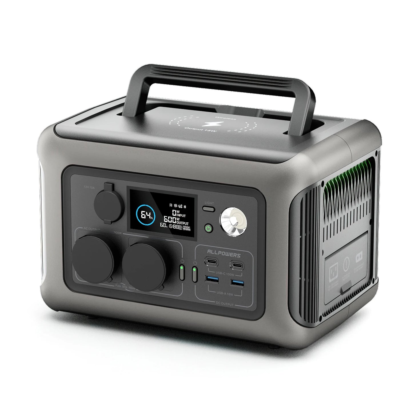 ALLPOWERS Portable Solar Power Station 299Wh LiFePO4 Battery