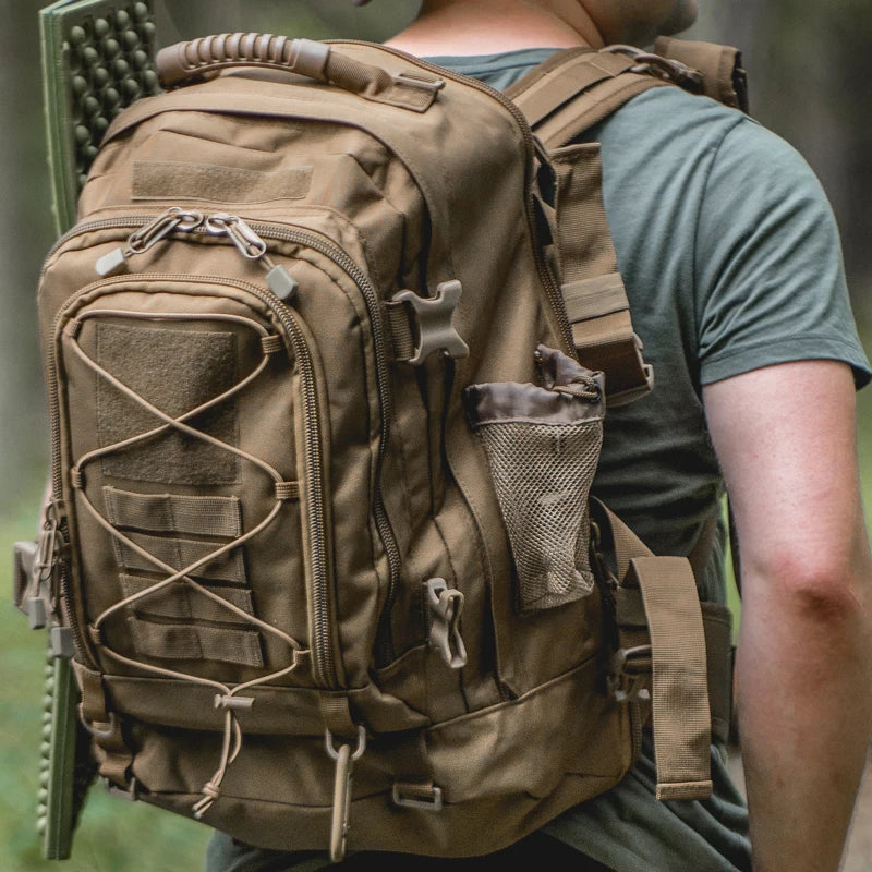 LQARMY Outdoor Tactical Backpack For Hiking Travel And Camping