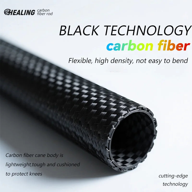 Okhealing Carbon Fiber Foldable Trekking Poles Ultralight Hiking Gear