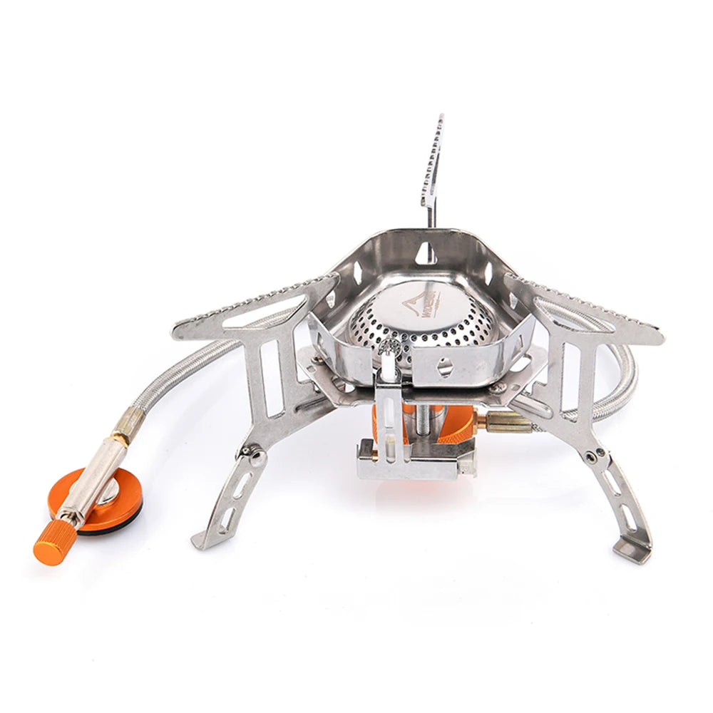 Widesea Portable Butane Camping Stove With Windproof Burner