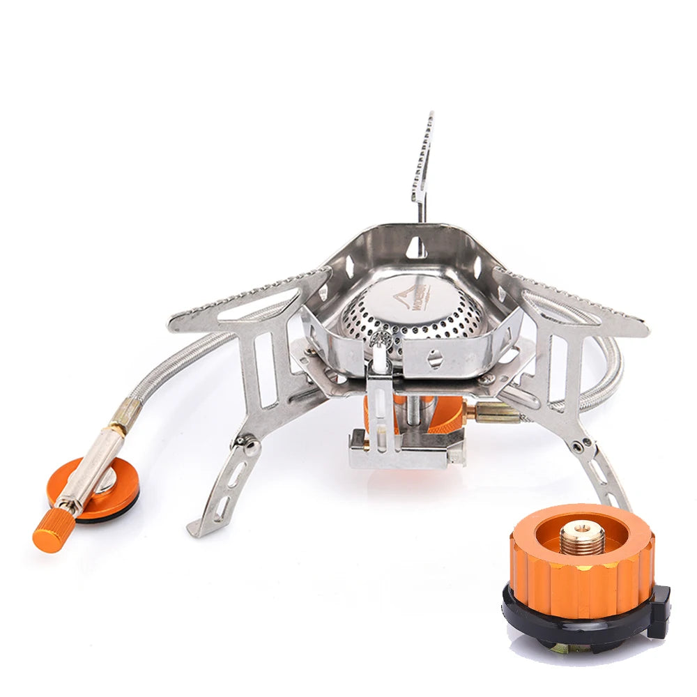 Widesea Portable Butane Camping Stove With Windproof Burner