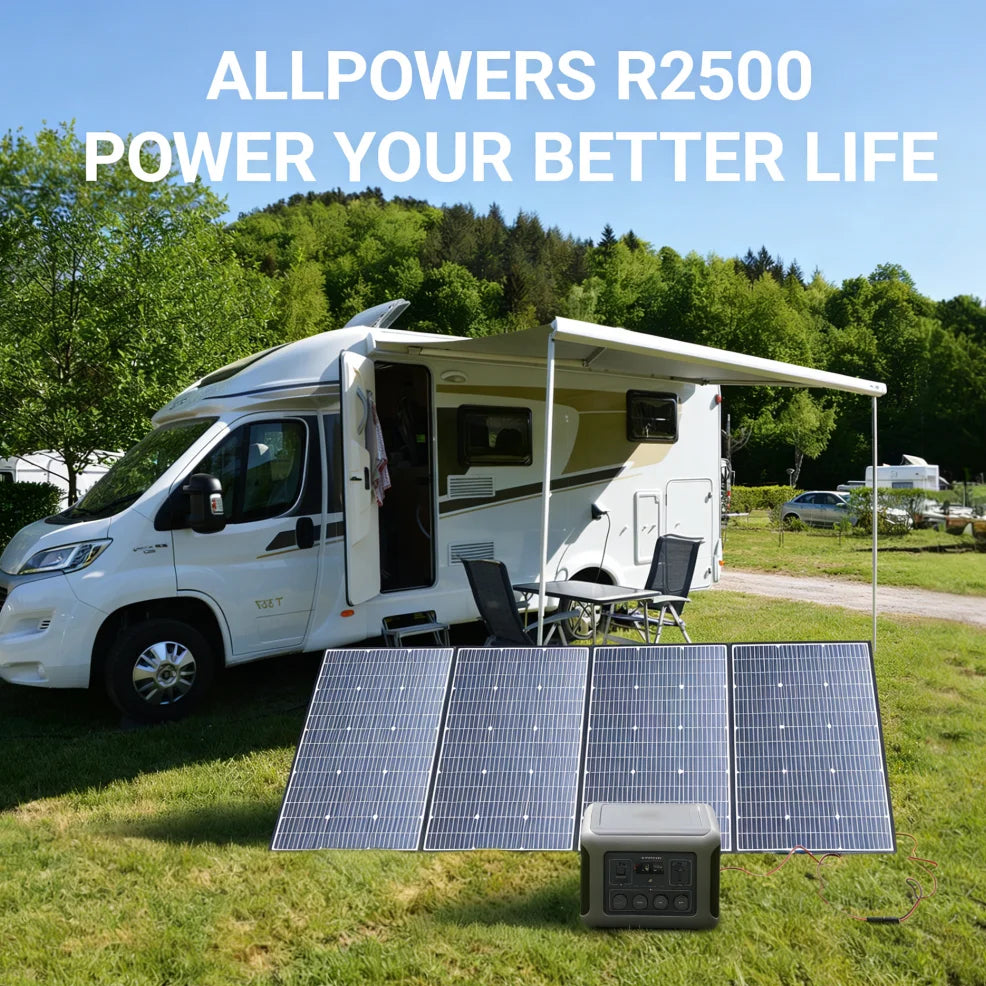 ALLPOWERS R2500 1920Wh LiFePO4 Portable Power Station For RV Travel