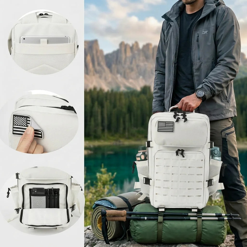 ReFire Gear Tactical Backpack With MOLLE Webbing For Outdoor Travel