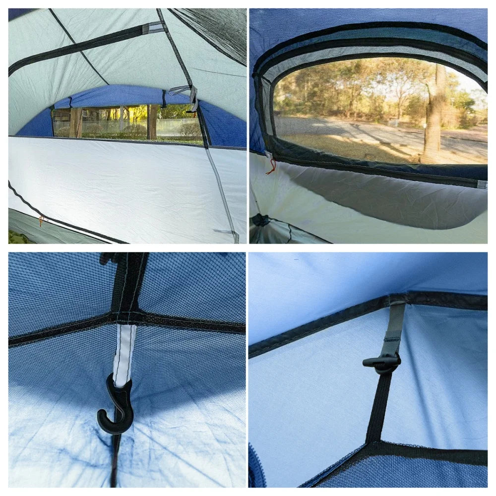 Night Cat Instant Pop Up Camping Tent With Rainfly