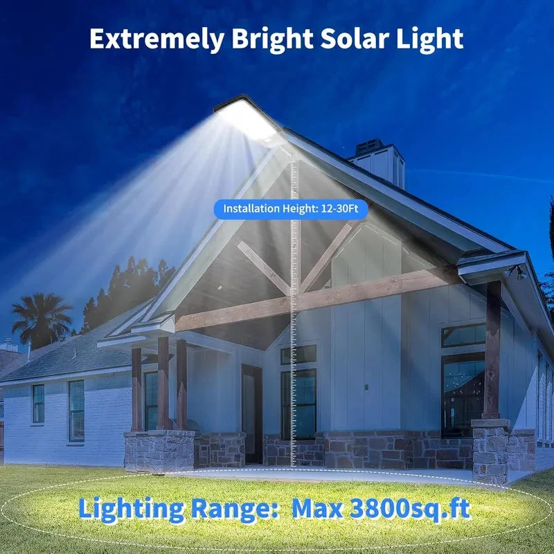 Solar Security Light Outdoor With Motion Sensor Dusk To Dawn