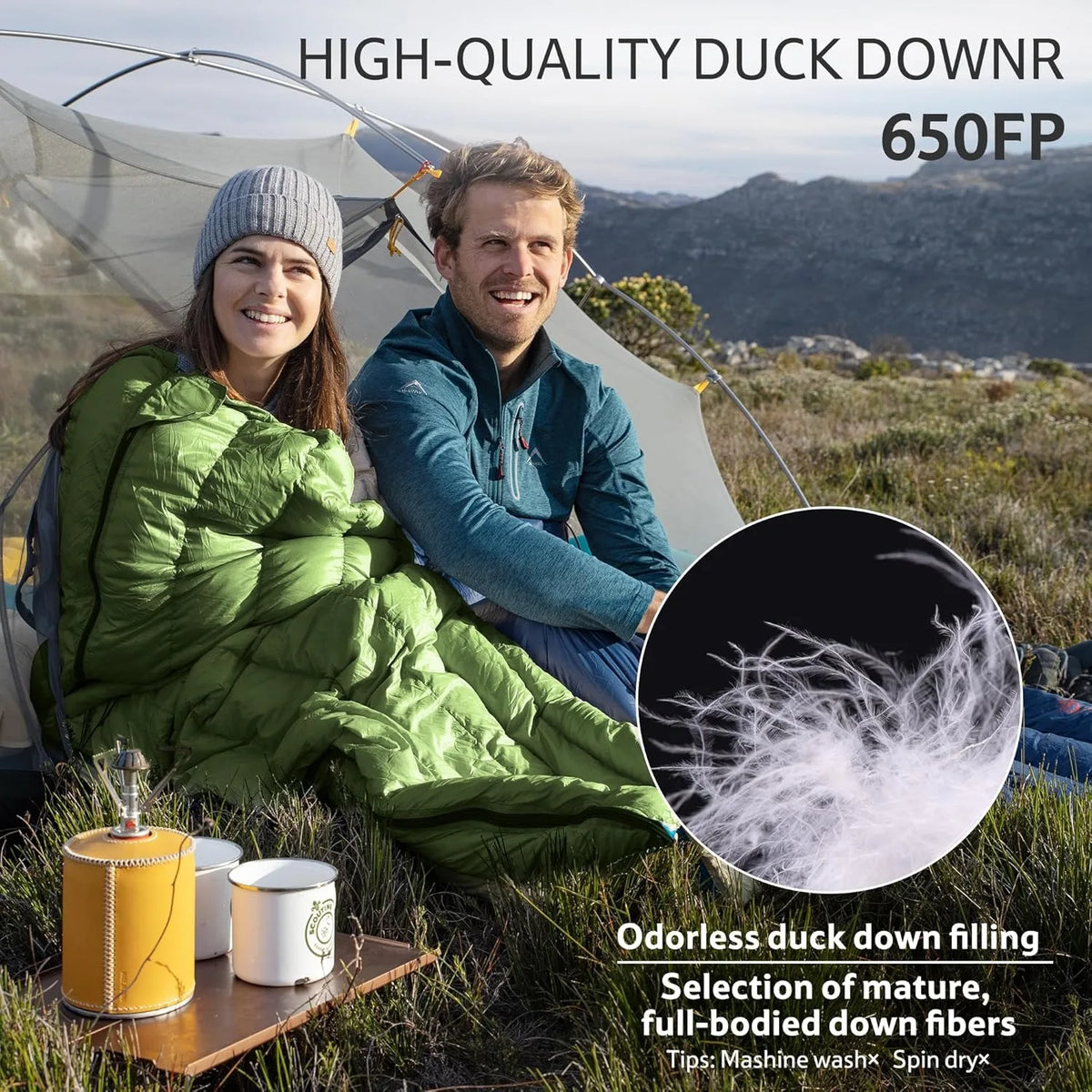 Naturehike Ultralight Duck Down Sleeping Bag For Backpacking and Camping