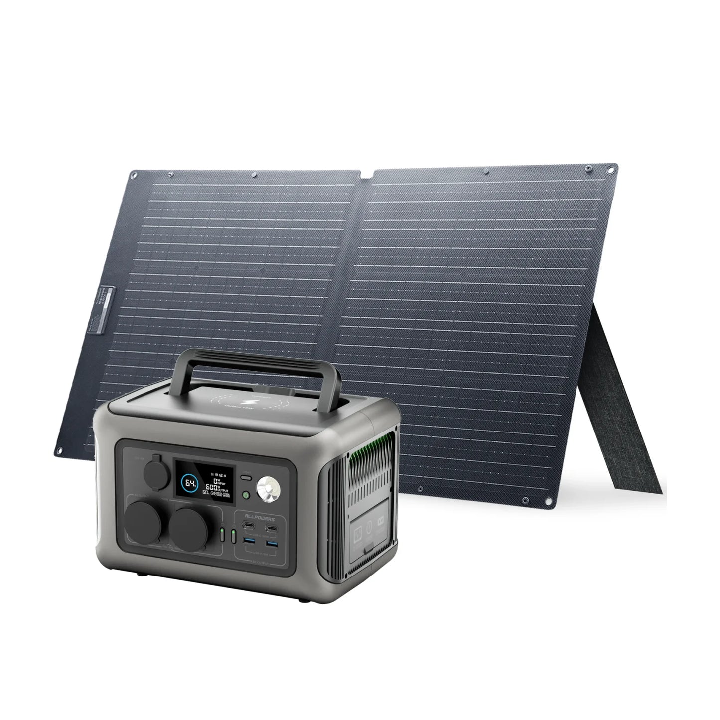 ALLPOWERS Portable Solar Power Station 299Wh LiFePO4 Battery