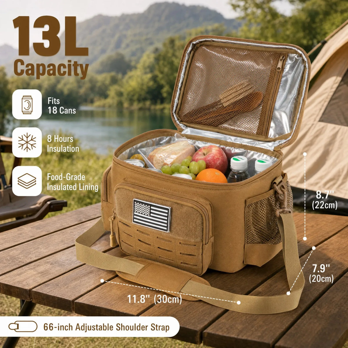 ReFire Gear Insulated Thermal Lunch Bag Leakproof Tactical Food Carrier