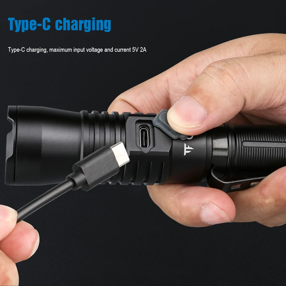 TrustFire T30R Tactical Rechargeable LED Flashlight For Security