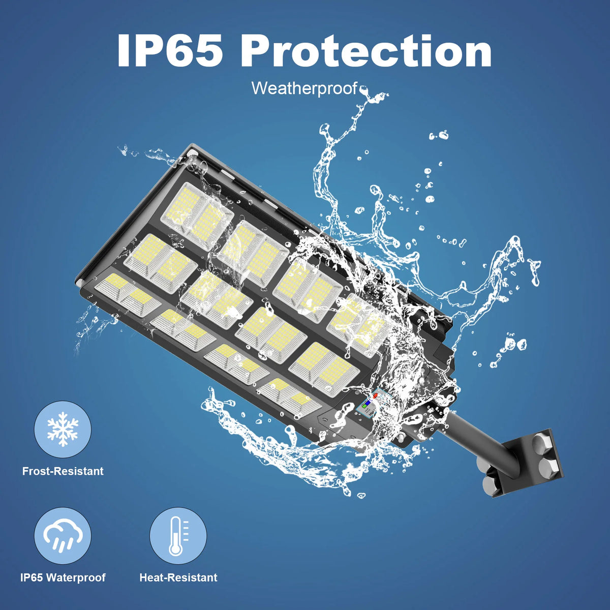 Solar LED Street Lights With Motion Sensor And Remote Control Lights