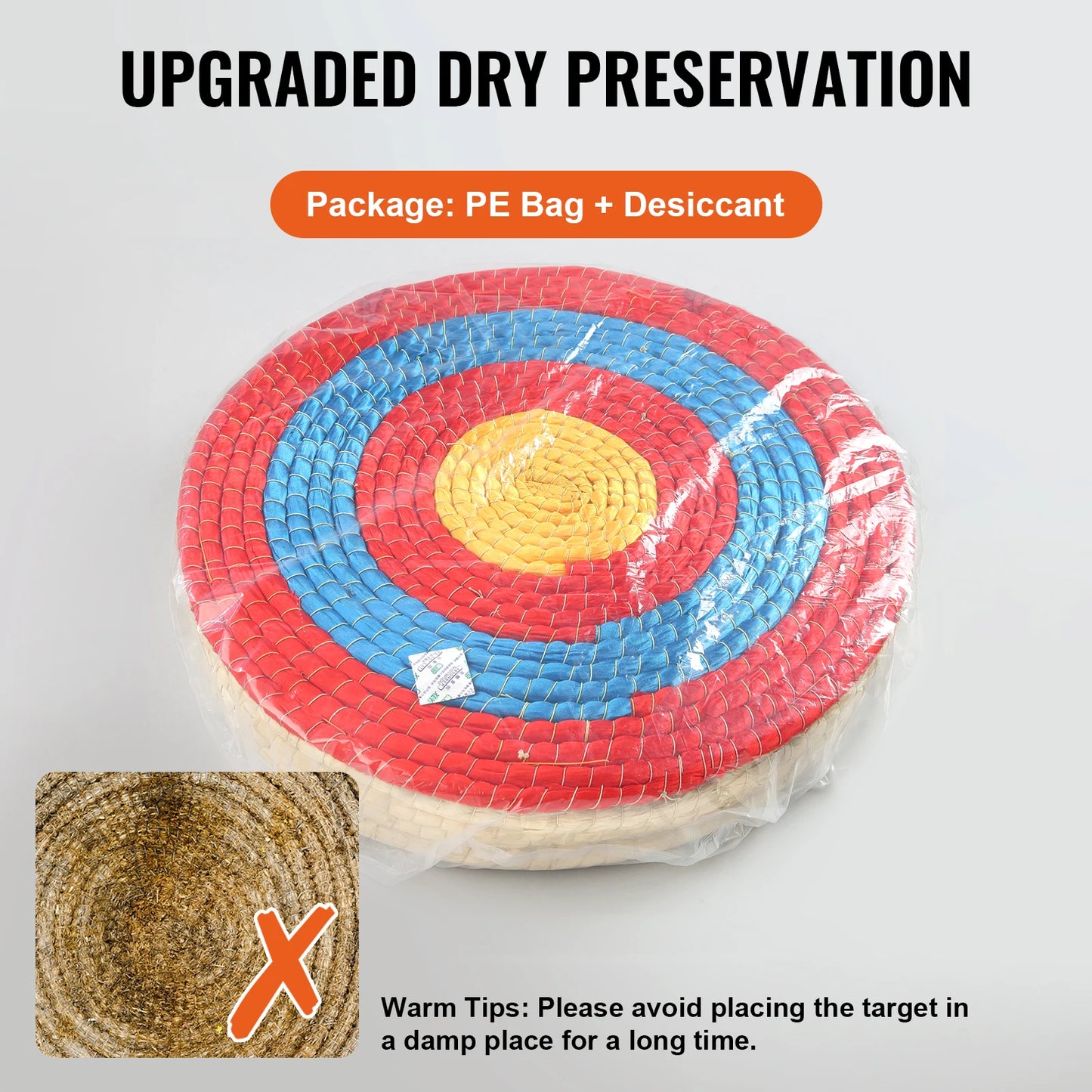 Succebuy Traditional Solid Straw Archery Target 3/5 Layers