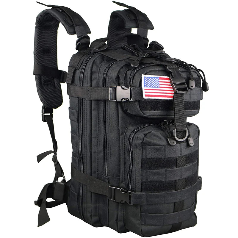 LQARMY Tactical Backpack Molle Nylon For Travel Camping Hiking Gear