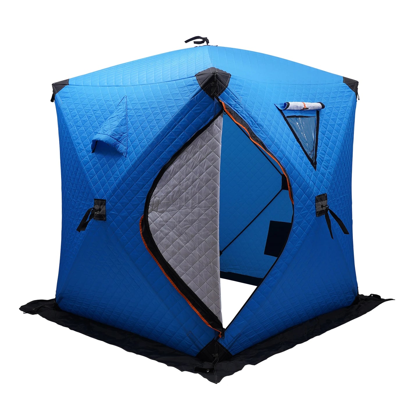 Bymaocar Ice Fishing Tent Thermal Windproof Shelter Dual Zipper Oxford
