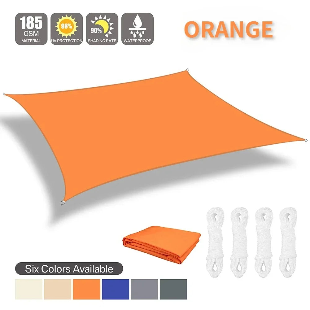 Waterproof Outdoor Shade Sail Canopy For Garden Patio