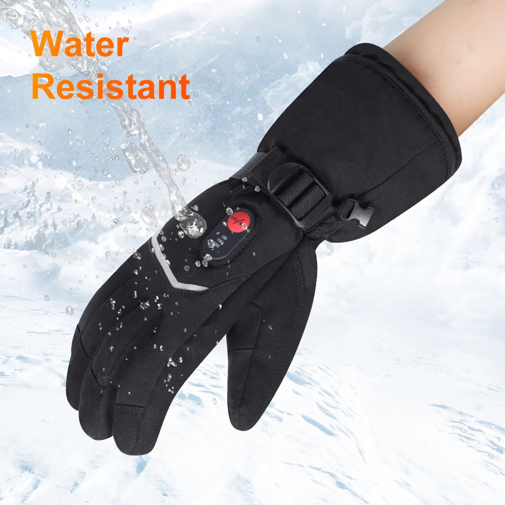 Savior Electric Heated Gloves Rechargeable Waterproof Winter Sports Gear