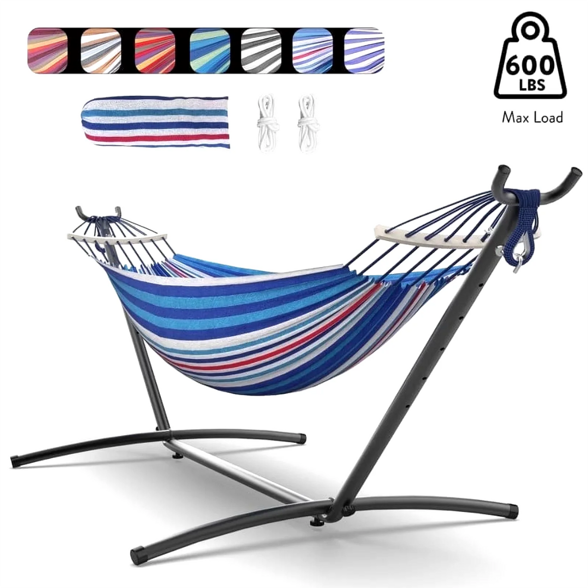 Gyroor Heavy Duty Adjustable Hammock Stand With Carry Bag