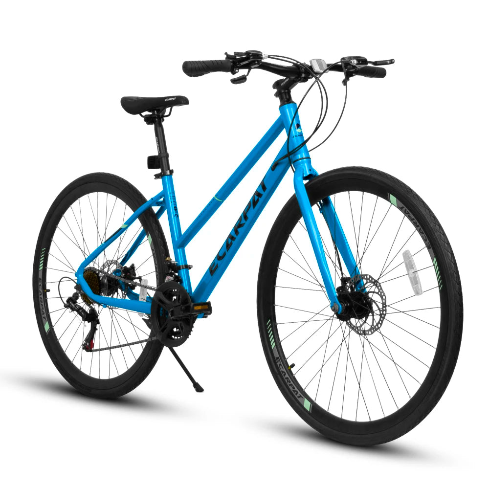 Adult Road Bike With 21 Speed Gears And Dual Disc Brakes
