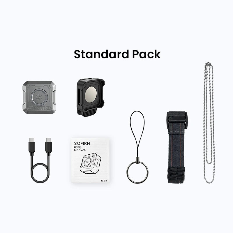 Sofirn Mini EDC SE1 Pocket Flashlight With RGB Signal Ring And UV