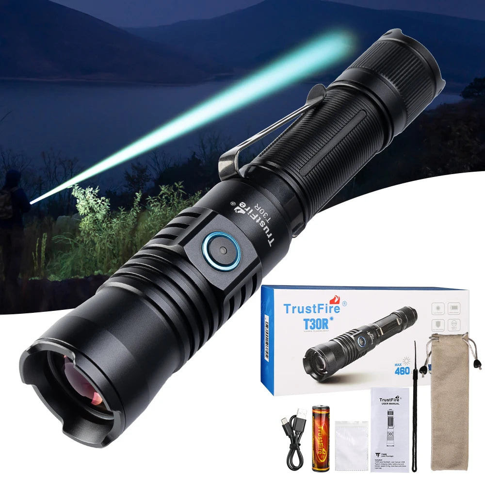 TrustFire T30R Tactical Rechargeable LED Flashlight For Security