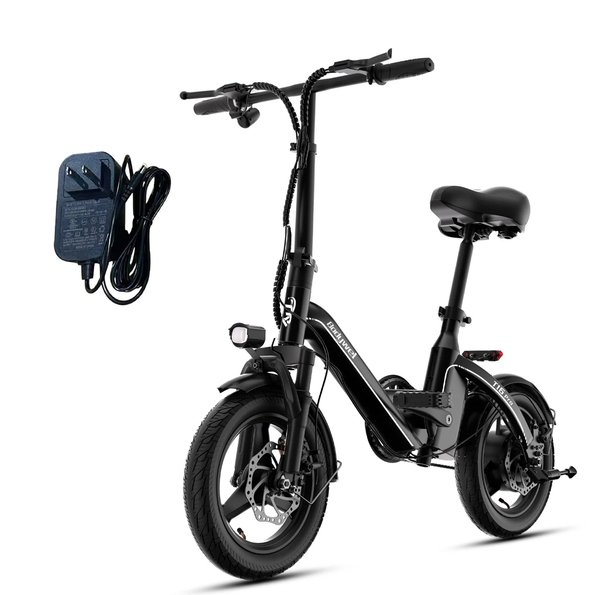 Bodywel Folding Electric Commuter Bike With Dual Disc Brakes