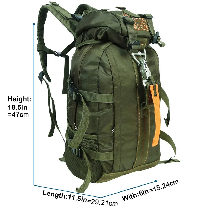 LQARMY Lightweight Hiking Backpack Durable Nylon Daypack For Travel