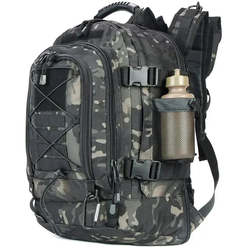 Water Resistant Nylon Tactical Backpack For Outdoor Hiking Travel
