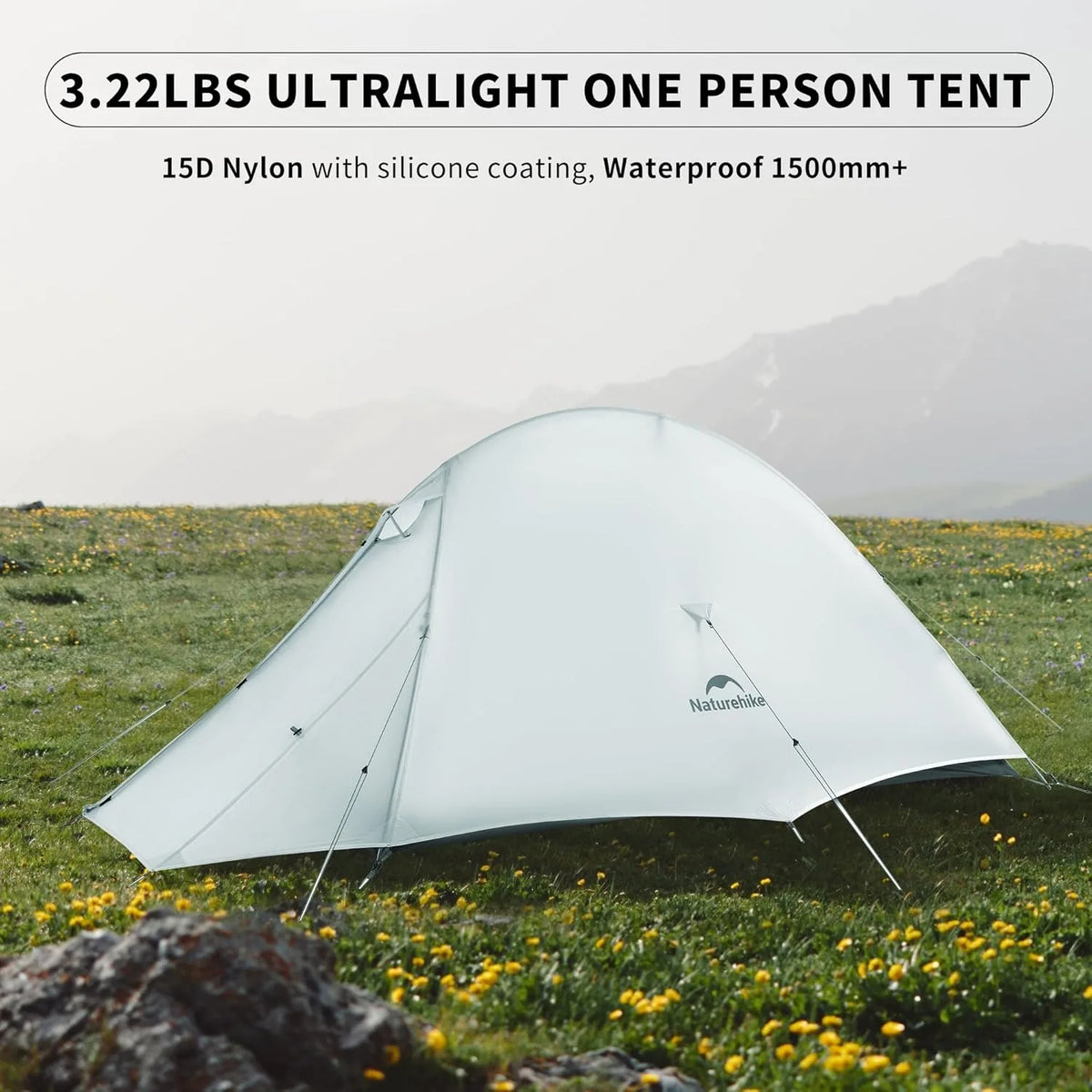 Naturehike Ultralight Double Layer Waterproof Backpacking Tent for Hiking