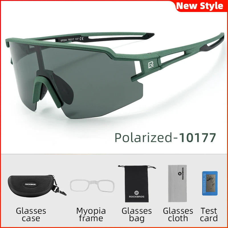 Rockbros Cycling Sunglasses Polarized UV400 Outdoor Sports Eyewear