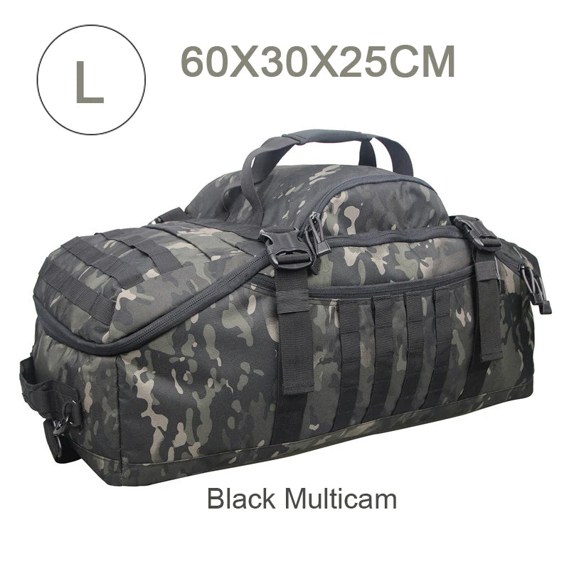 LQARMY Large Capacity Waterproof Travel Duffle Bag Gym Fitness Weekend