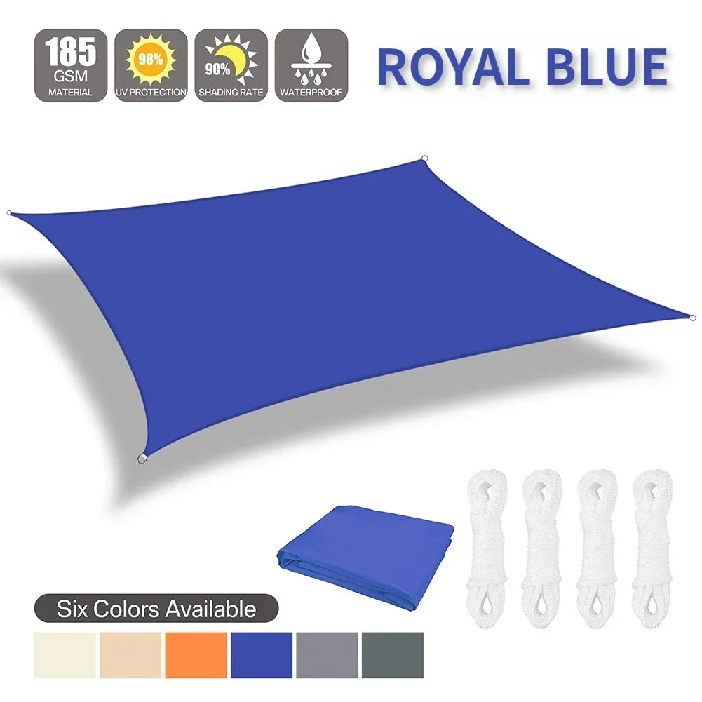 Waterproof Outdoor Shade Sail Canopy For Garden Patio