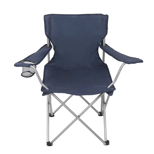 Ozark Trail Basic Quad Folding Outdoor Camp Chair Cup Holder