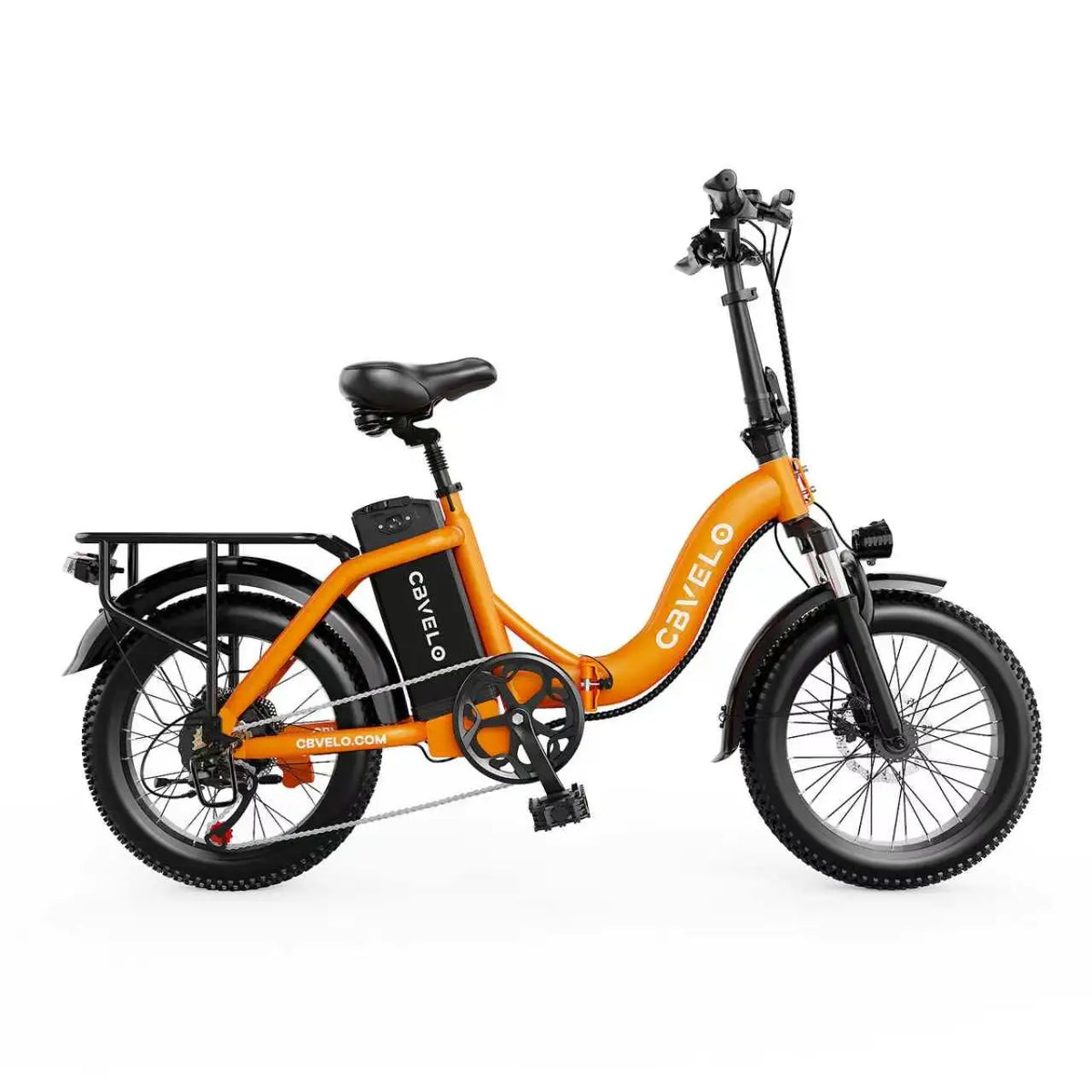 Cybervelo 1000W Foldable Electric Bike With Fat Tires