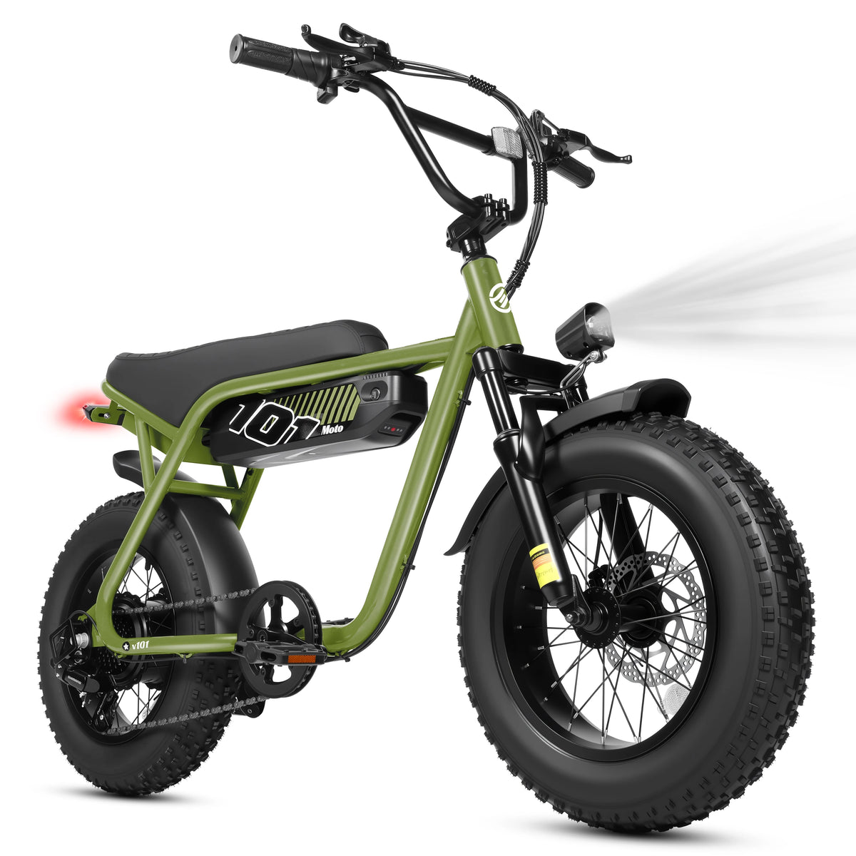 ESKUTE V101 Electric Dirt Bike,16'x4.0 Fat Tire Ebike,Electric Dirt Bike, 28mph, E Bike UL2849, 1 Year Warranty