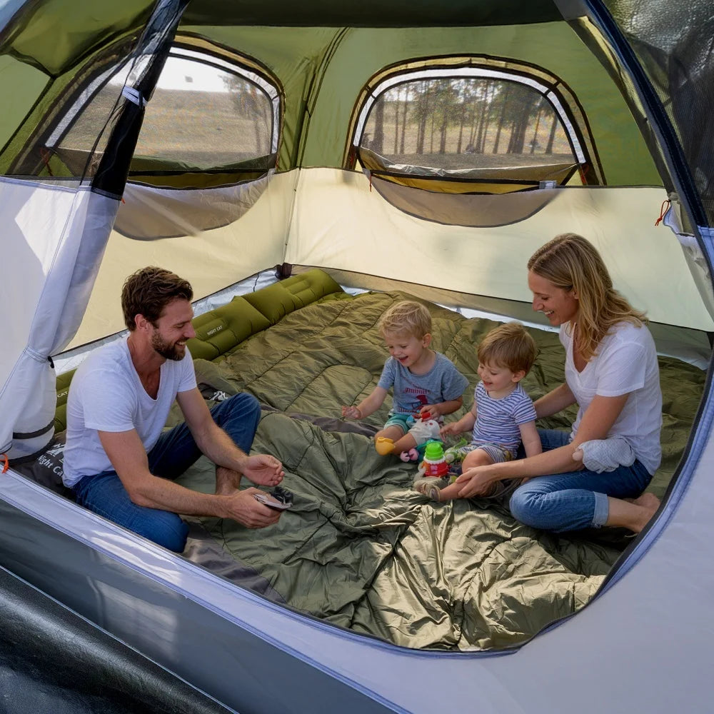 Night Cat Instant Pop Up Camping Tent With Rainfly