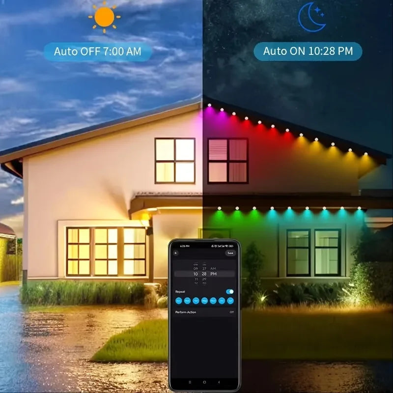 MIMIRGB Smart Permanent Outdoor RGBIC Lights With Scene Modes