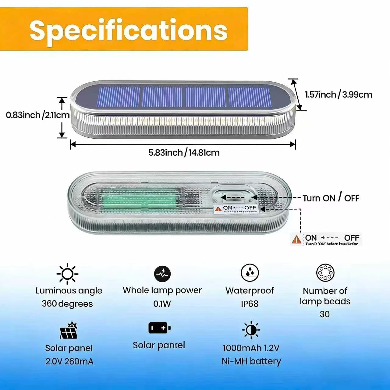 Solar Led Deck Lights Four Pack Waterproof Outdoor Automatic Control