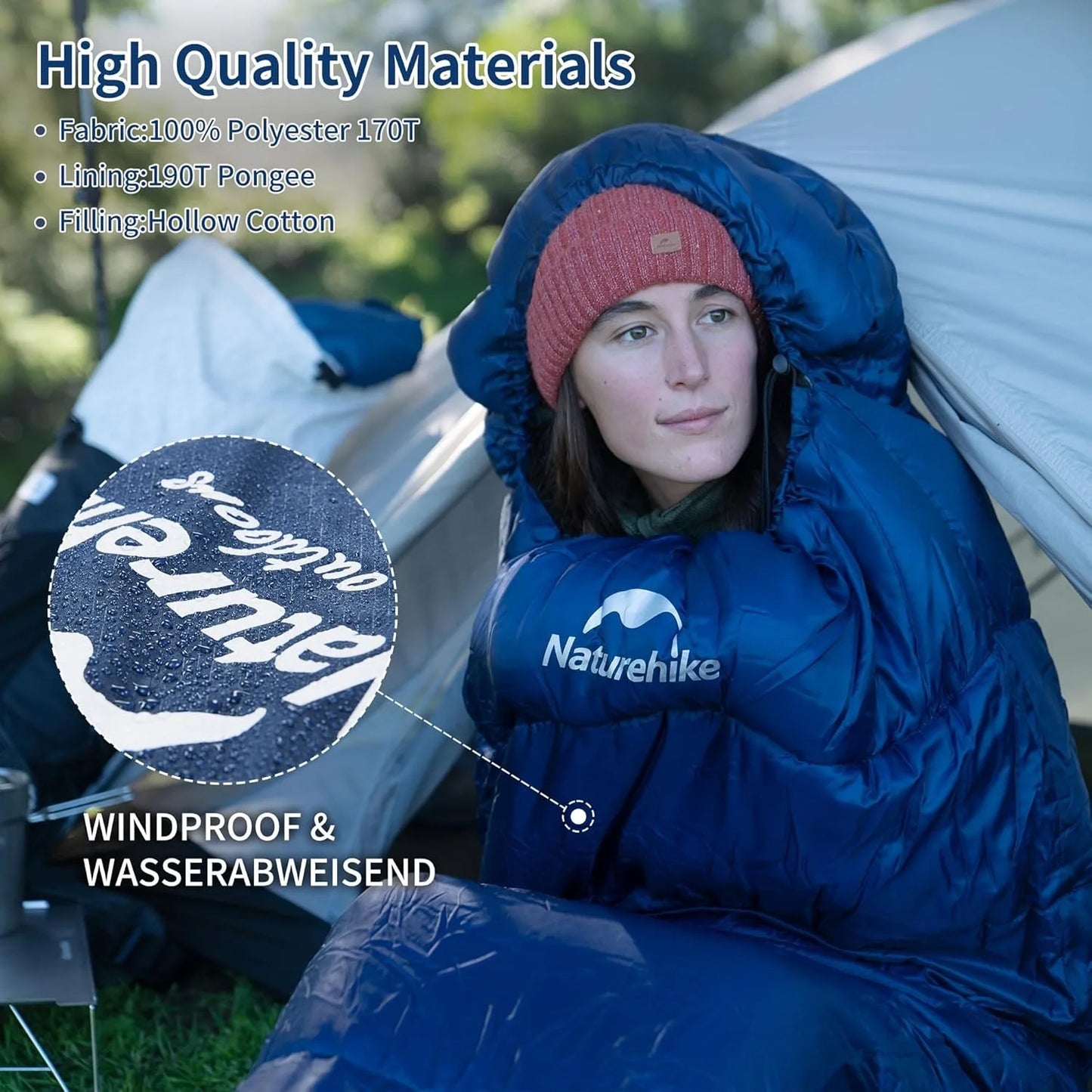 Naturehike Ultra Winter Mummy Sleeping Bag MJ300 MJ600 for Adults