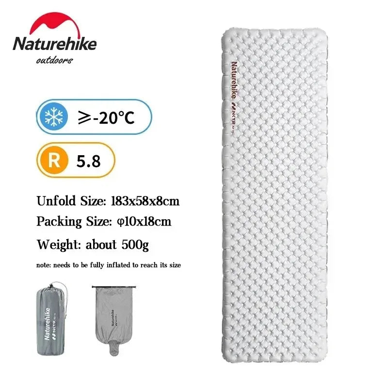 Naturehike Ultralight Inflatable Sleeping Pad For Outdoor Camping