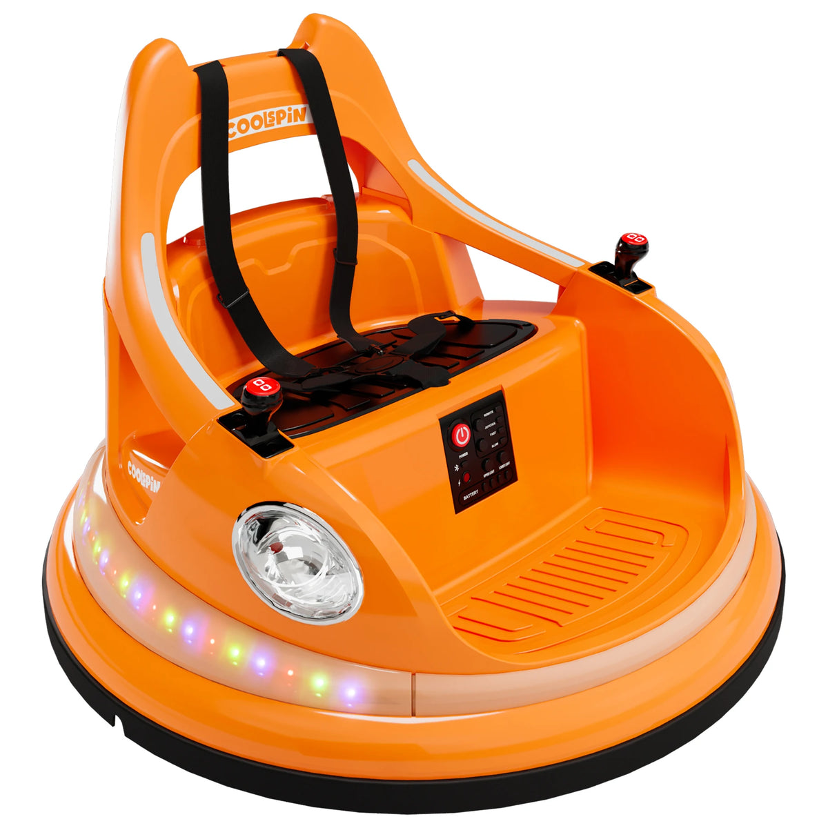 HiMISS Electric Kids Bumper Car With Parent Remote And Spin