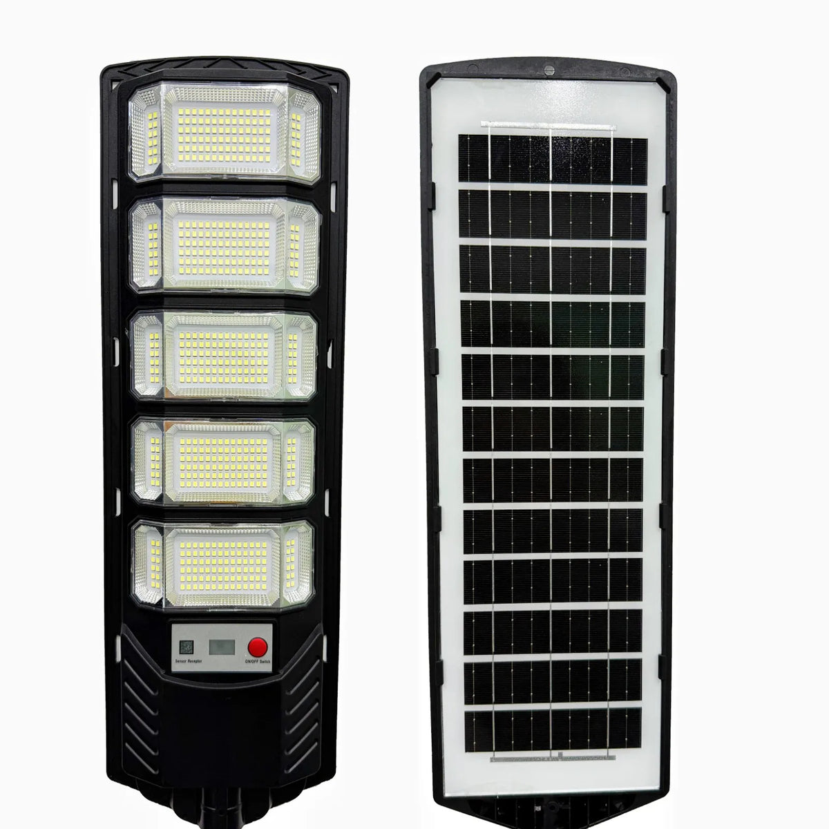 Solar Street Lights With Motion Sensor Dusk To Dawn Waterproof Installation