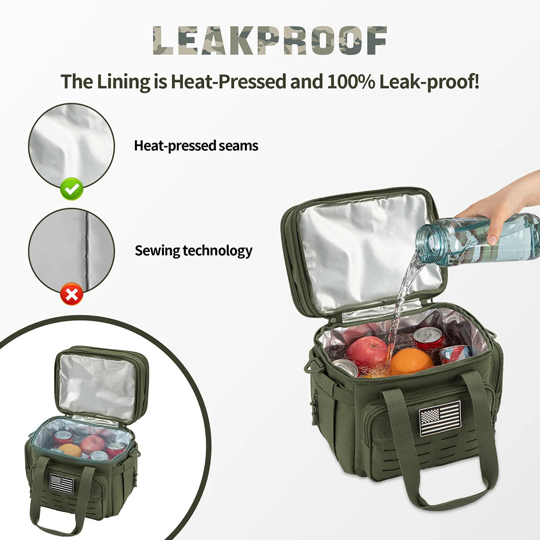 ReFire Gear Tactical Insulated Lunch Box Leak Proof Cooler Bag