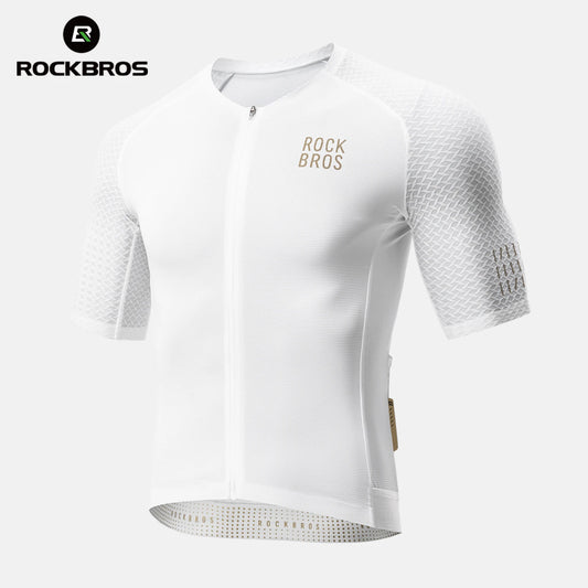 Rockbros Men Quick Dry Breathable Cycling Jersey Short Sleeve Top