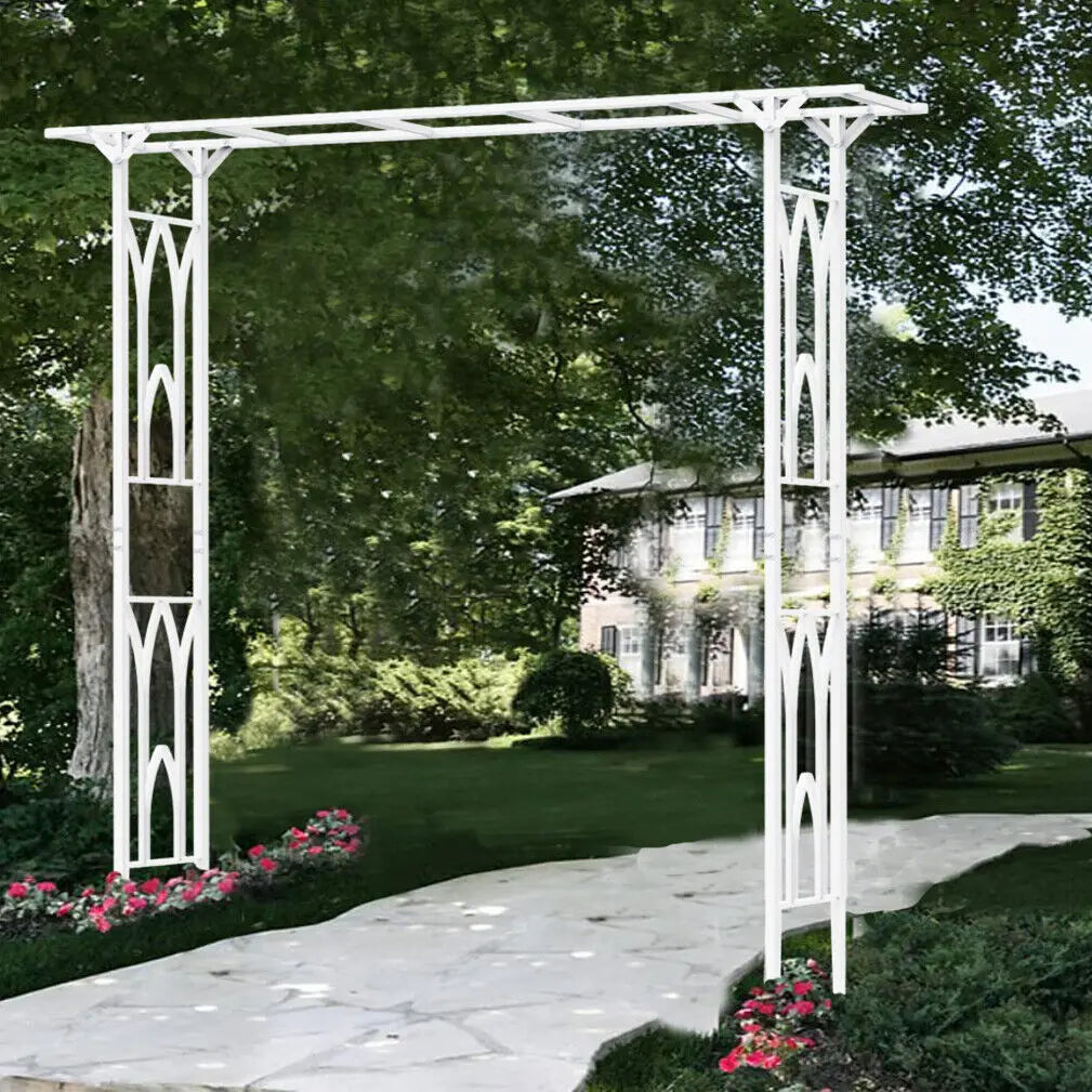 Metal Garden Arch Arbor For Outdoor Wedding And Pergola Trellis