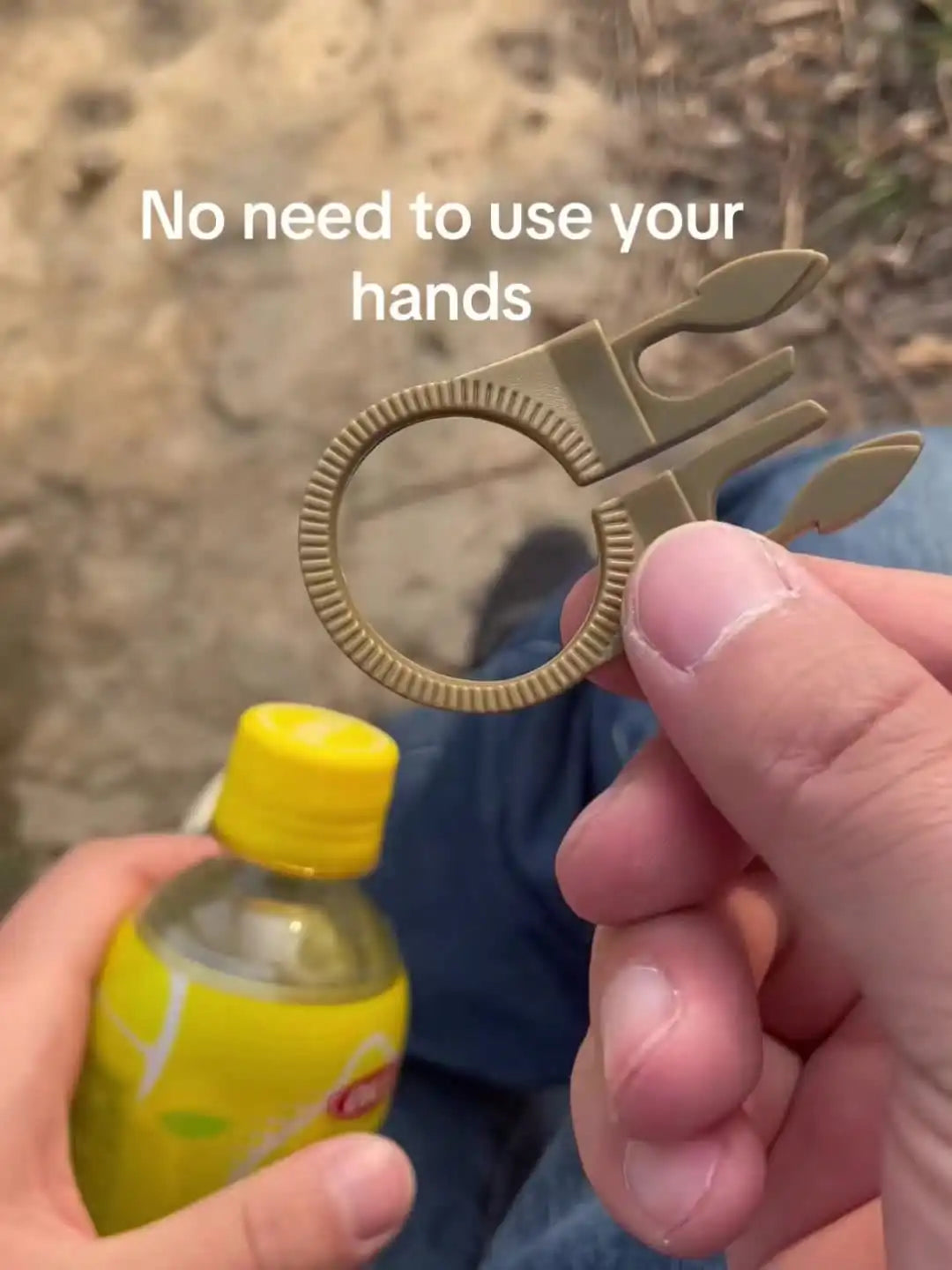 Portable Hiking Water Bottle Carrier Clips for Camping and Travel